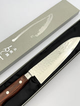 Santoku kniv | 18 cm | Mahogni