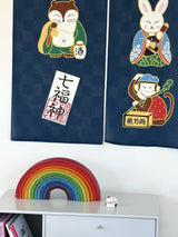 Noren - The Seven Lucky Gods (blue)