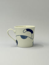 Coffee cup with cat motif