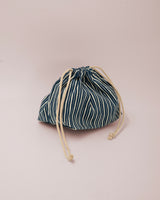 Bento behind the blue stripe