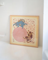 Furoshiki 'Neko to Keito' - 70x70