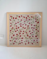 Furoshiki 'Grosella' (Beige) - 75x75