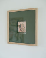 IKEBANA - Framed woodcut