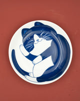 Plate with cat motif #1