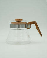 Hario V60 glaskande 02 (oliventræ)