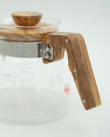 Hario V60 glaskande 02 (oliventræ)