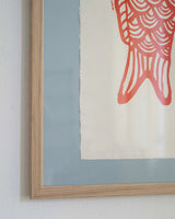 Koinobori (linoleumstryk)