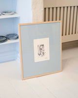 #A13 Mona Lisa Linocut