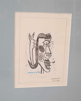 #A13 Mona Lisa Linocut