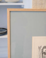 #A13 Mona Lisa Linocut