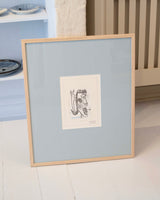 #A13 Mona Lisa Linocut