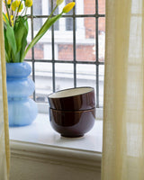 Kastanjebrun matchaskål