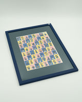 Dark blue frame