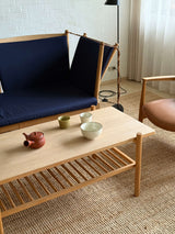 Hvid matchaskål med glasurstænk