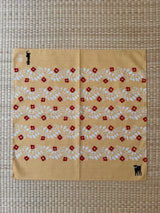 Furoshiki 'Cat and Flower' - 48x48