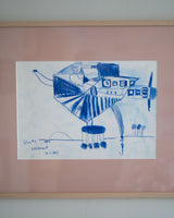 #A86 Blue (art print)