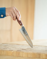 Santoku kniv | 18 cm | Mahogni