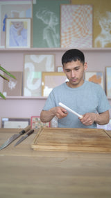 Ceramic ironing steel