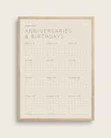 Anniversaries & Birthdays