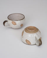 Cappuccino-krus med brune pletter