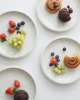 Light up the dinner plate with dotted glaze