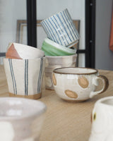 Cappuccino-krus med brune pletter