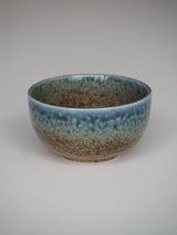 Matchasæt med blåglaseret skål