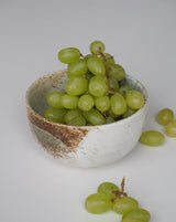 Sand colored matcha bowl