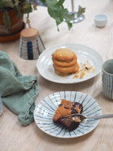 Striped small plate