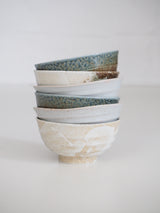 Gray asymmetrical ramen bowl