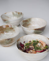 Sand colored ramen bowl