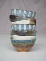 Sand colored ramen bowl