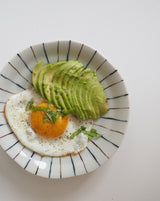 Striped small plate