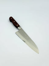 Santoku kniv | 18 cm | Mahogni