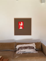 The Hug (linoleum print)