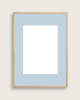 Passepartout - Lyseblå (ny)