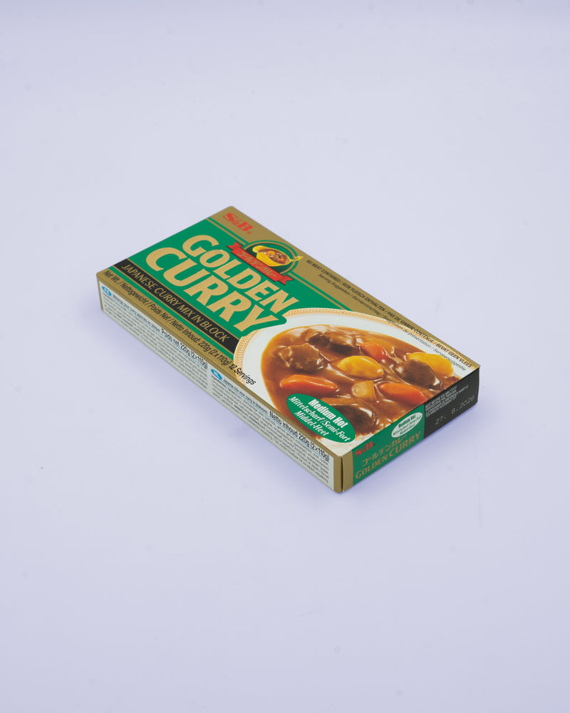 S&B golden curry mix medium hot