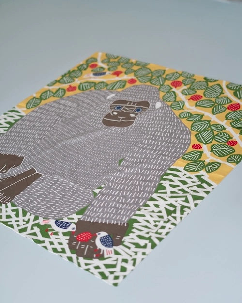 Furoshiki 'Gorilla Green' - 104x104