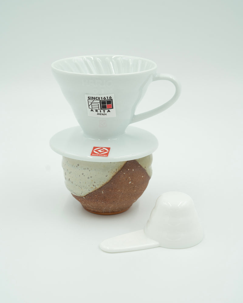 Hario Tragt I Hvid Porcel n 01 Kaffeudstyr Seramikku Hario Tragt I Hvid Porcel n 01 Kaffeudstyr Seramikku