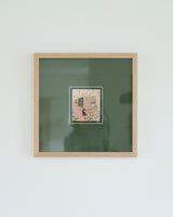 IKEBANA - Framed woodcut