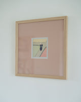 IKEBANA - Framed woodcut