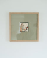 IKEBANA - Framed woodcut