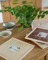 IKEBANA - Framed woodcut