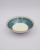 Small, deep plate with blue pattern