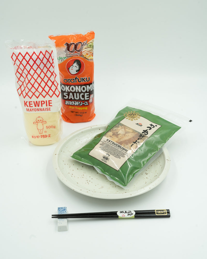 Okonomiyaki-sæt (m. ingredienser)