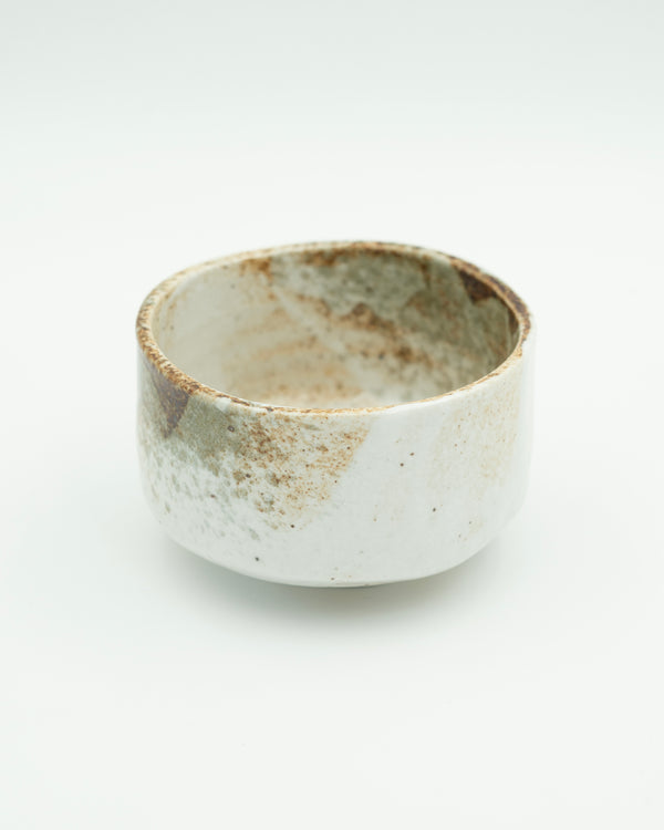 Sand colored matcha bowl #2