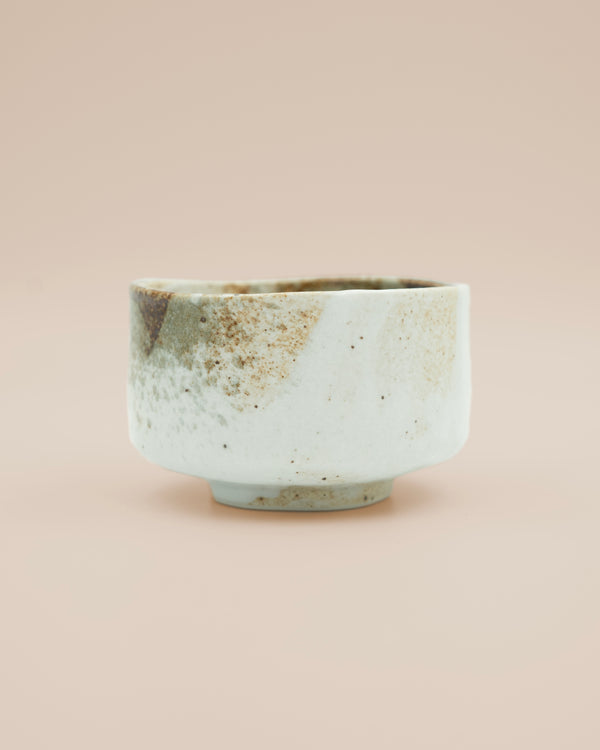 Sand colored matcha bowl #2
