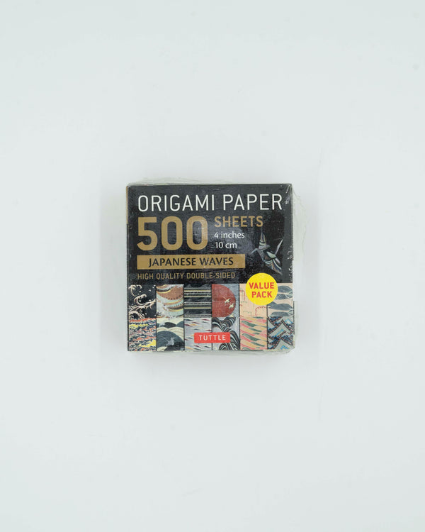 Origami paper block with Waves motifs (500 sheets - 10x10 cm)