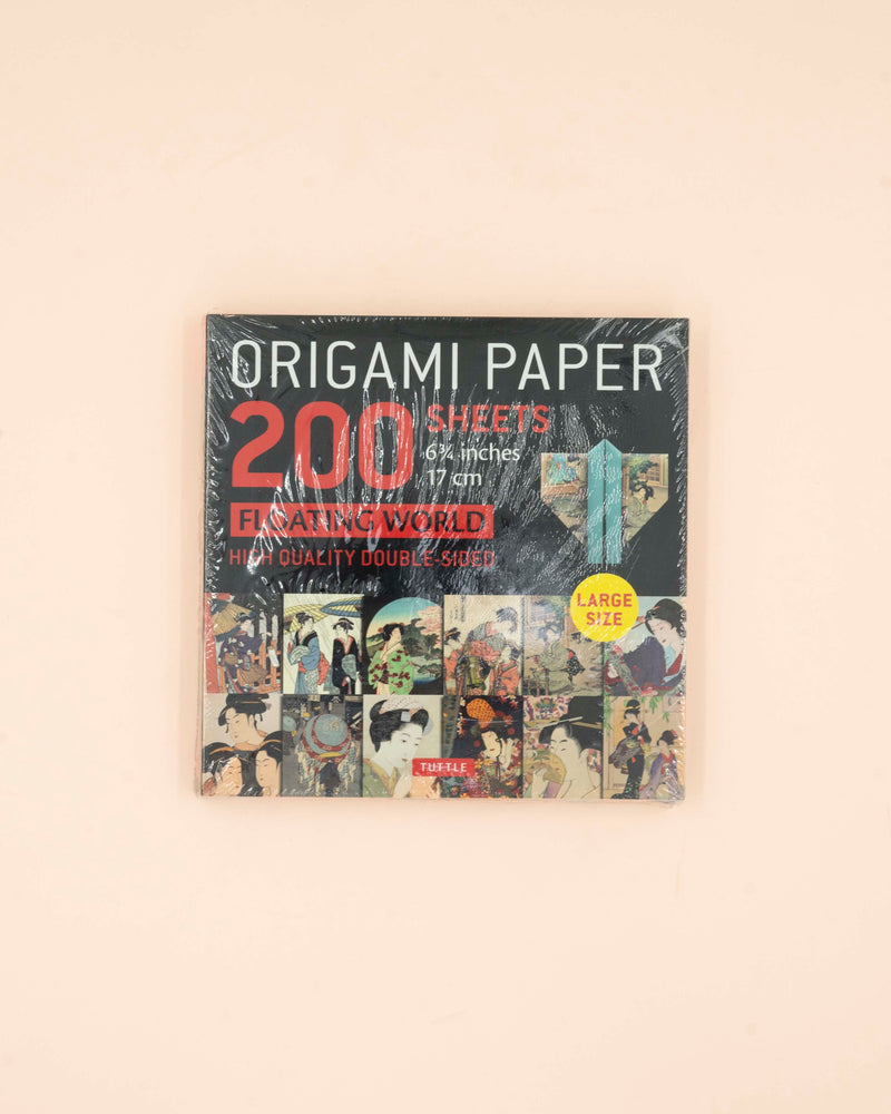 Origami papirblok med geisha motiver (200 ark )
