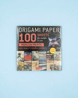 Origami papirblok med Hokusai motiver (100 ark - 21x21 cm)